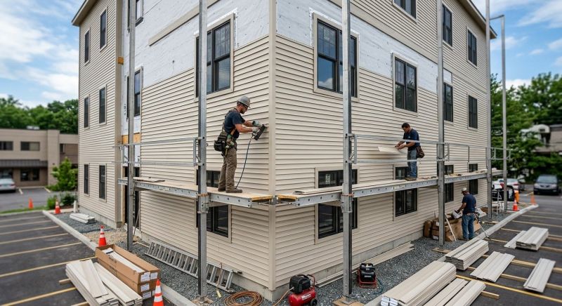 Commercial Siding Installation