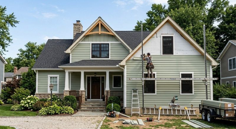 Dutch Lap Siding Installation