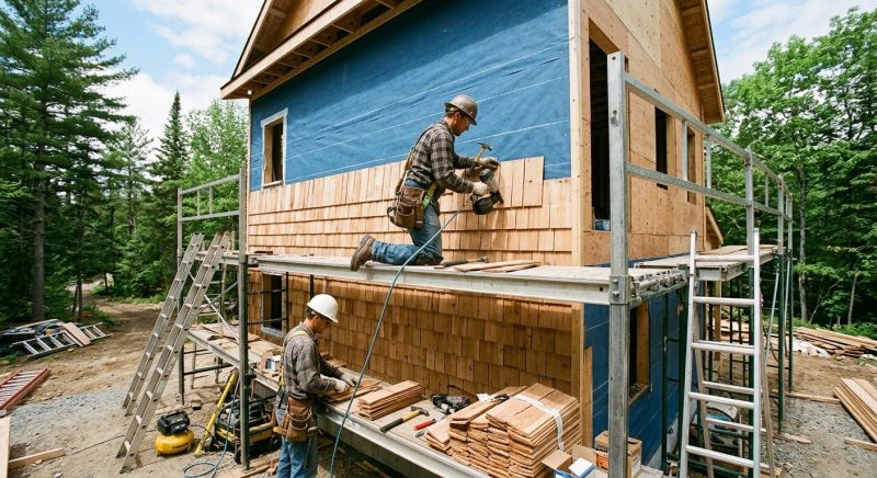 Shake Siding Installation