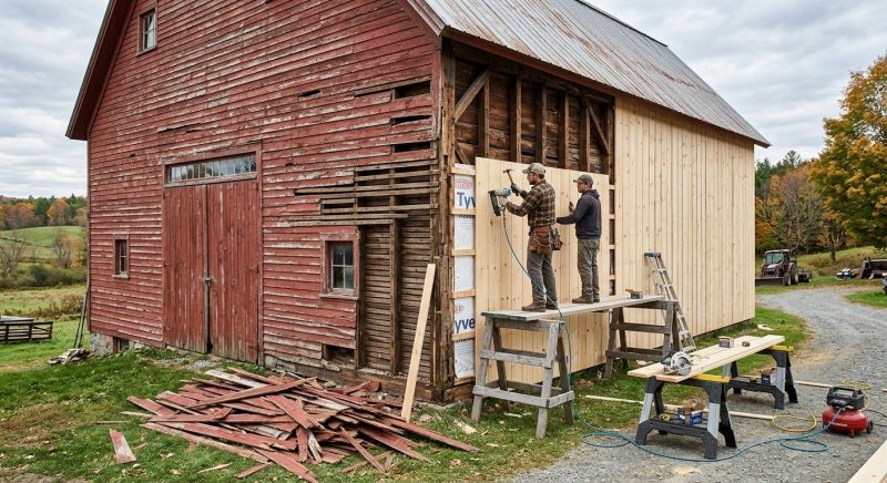 Barn Siding Replacement in Dallas, GA