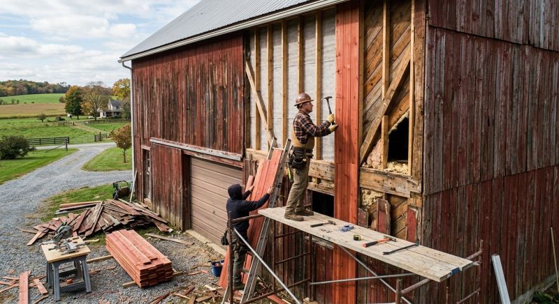 Barn Siding Replacement in Norcross, GA