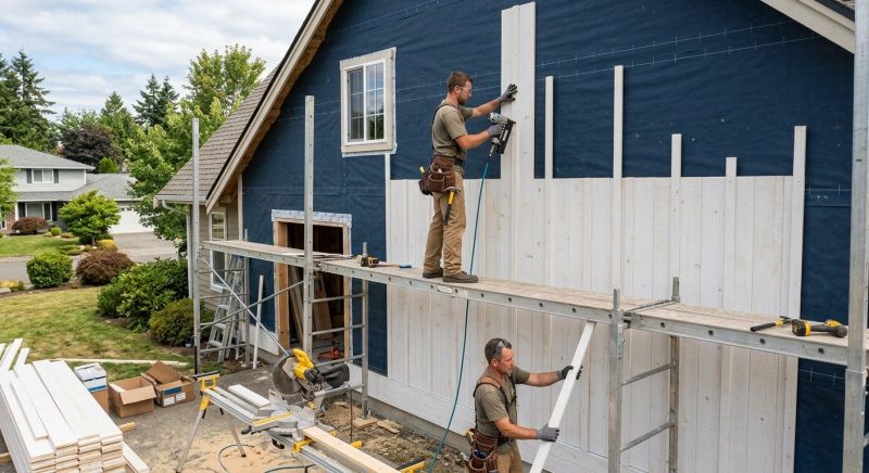 Batten Siding Installation in Mableton, GA