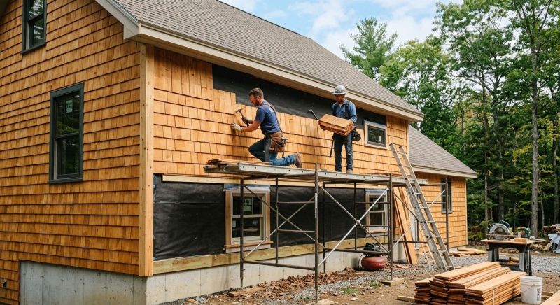 Cedar Siding Installation in Marietta, GA