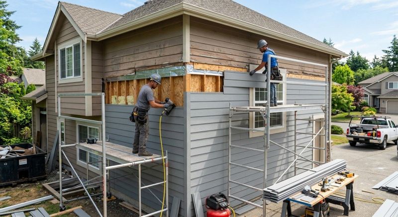 Cement Siding Installation in Duluth, GA