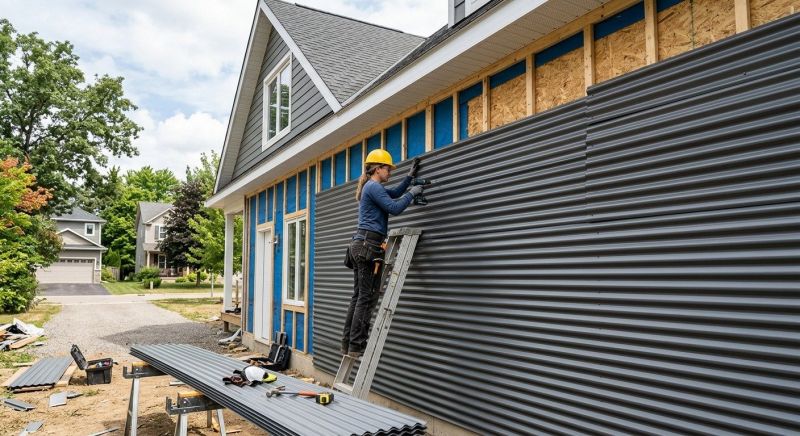 Corrugated Siding Installation in Kennesaw, GA