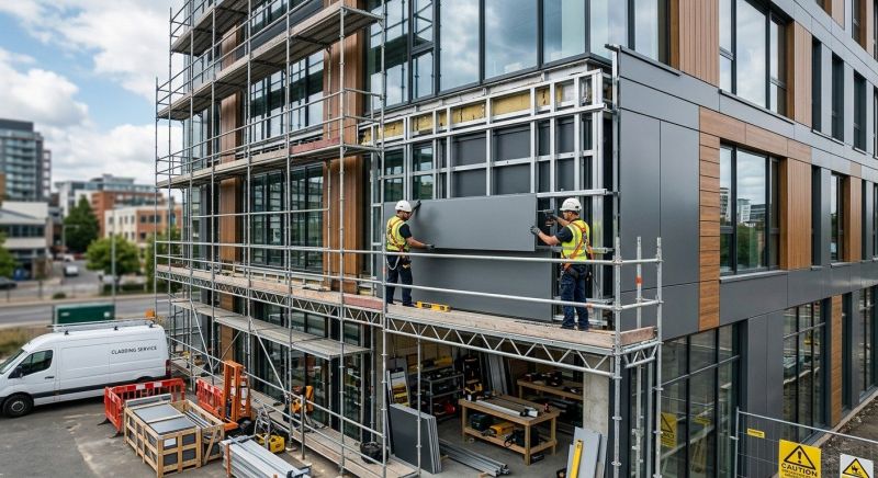 Facade Cladding Installation in Kennesaw, GA