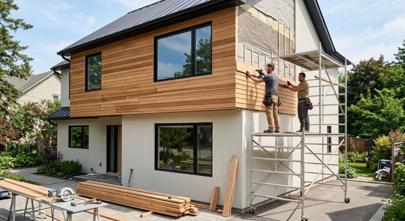 Faux Wood Siding Installation in Alpharetta, GA
