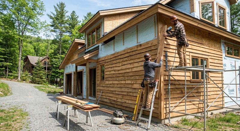 Faux Wood Siding Installation in Canton, GA