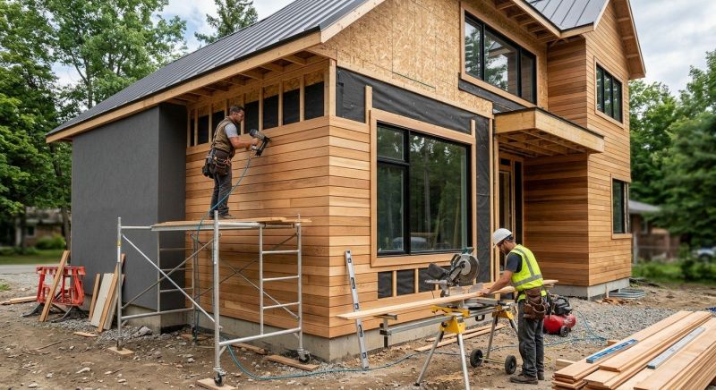Faux Wood Siding Installation in Cobb County, GA