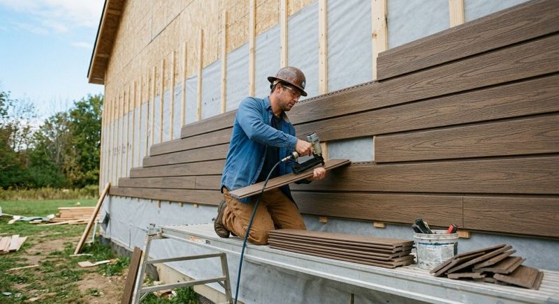 Faux Wood Siding Installation in Marietta, GA