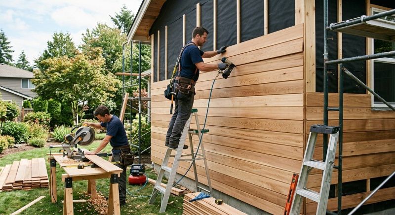 Hardwood Siding Installation in Canton, GA