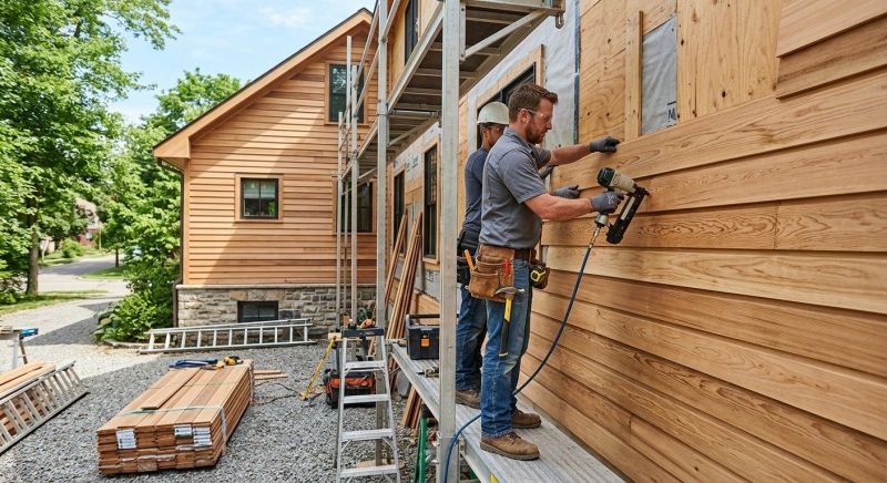 Hardwood Siding Installation in Cobb County, GA