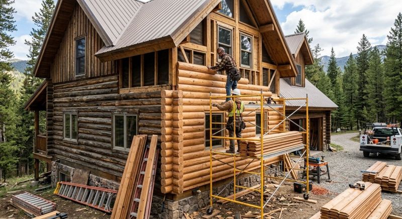 Log Siding Installation in Cherokee County, GA