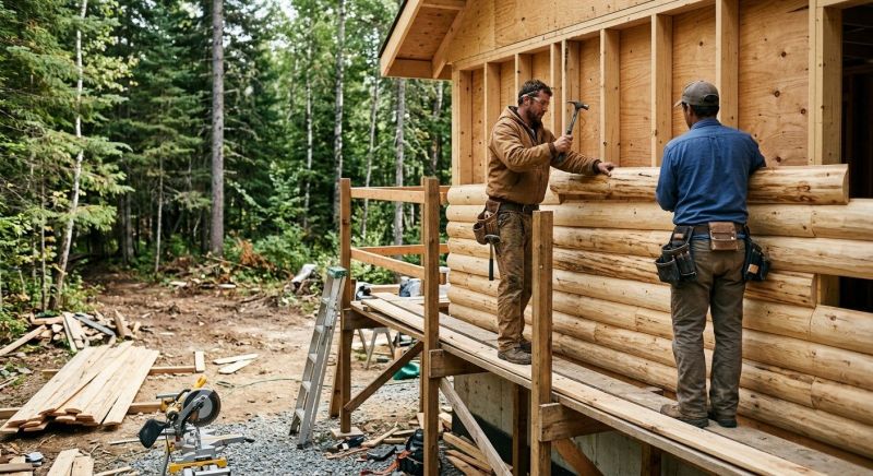 Log Siding Installation in Duluth, GA