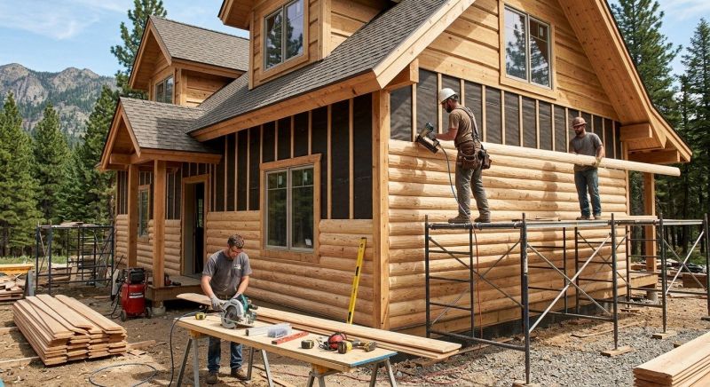 Log Siding Installation in Norcross, GA