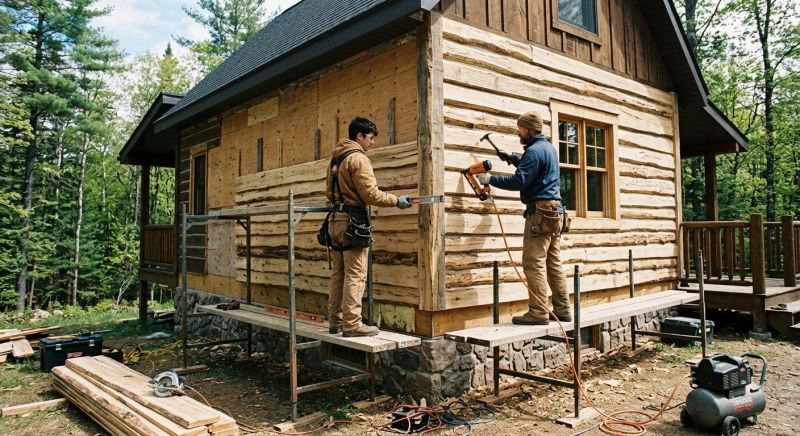 Log Siding Replacement in Kennesaw, GA