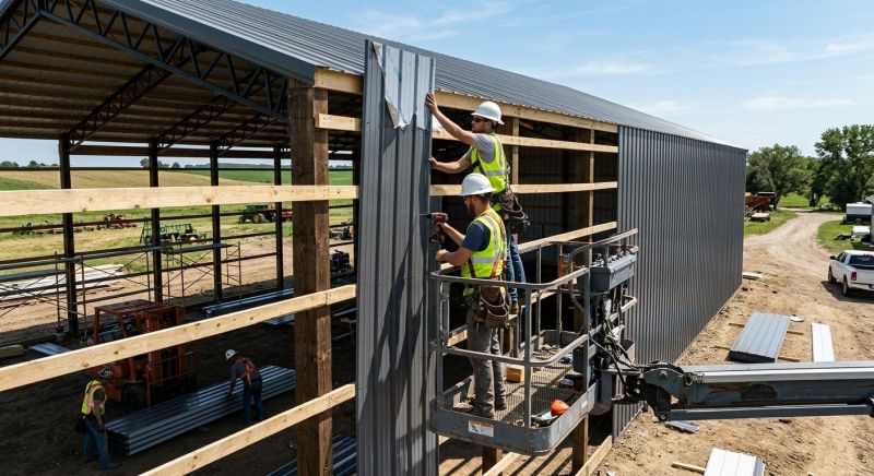 Pole Barn Siding Installation in Kennesaw, GA