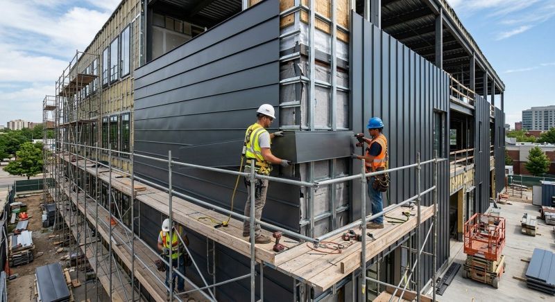 Steel Cladding Installation in Kennesaw, GA