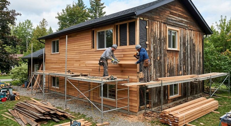 Wood Cladding Installation in Duluth, GA