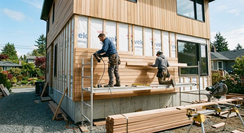 Wood Cladding Installation in Marietta, GA