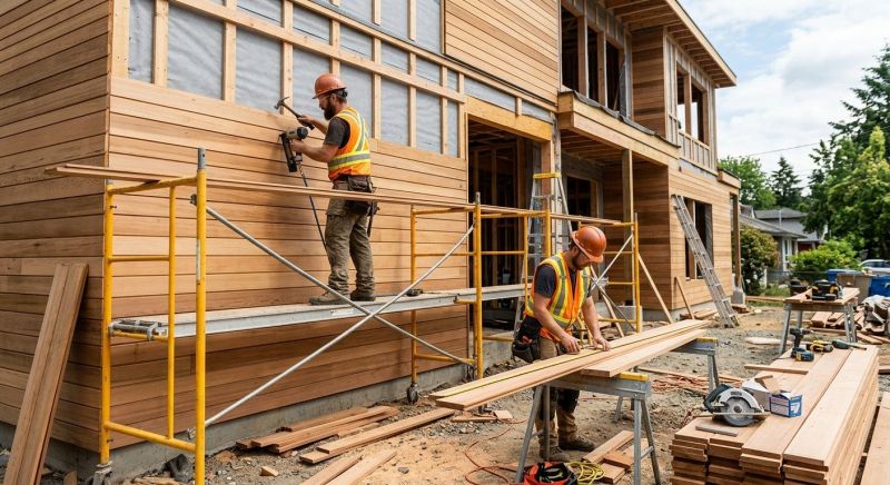 Wood Cladding Installation in Roswell, GA