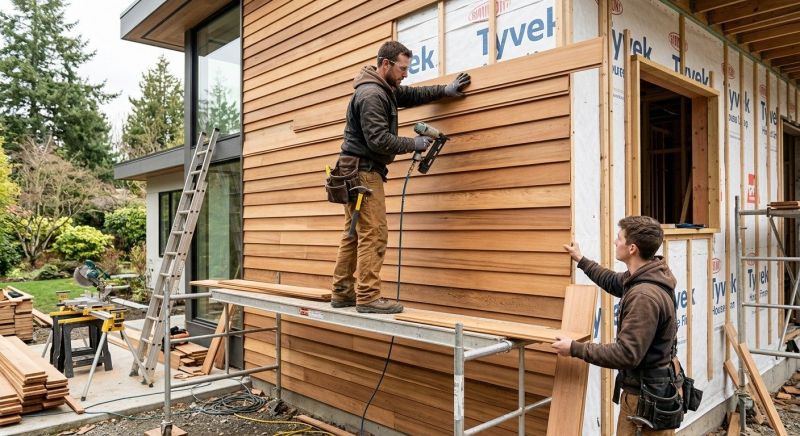 Wood Cladding Installation in Tucker, GA