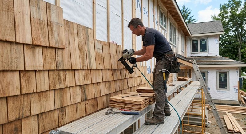 Wood Shake Siding Installation in Kennesaw, GA
