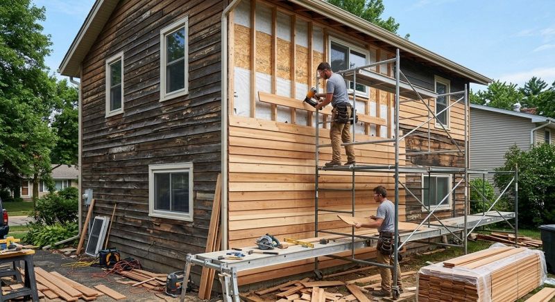 Wood Siding Installation in Roswell, GA